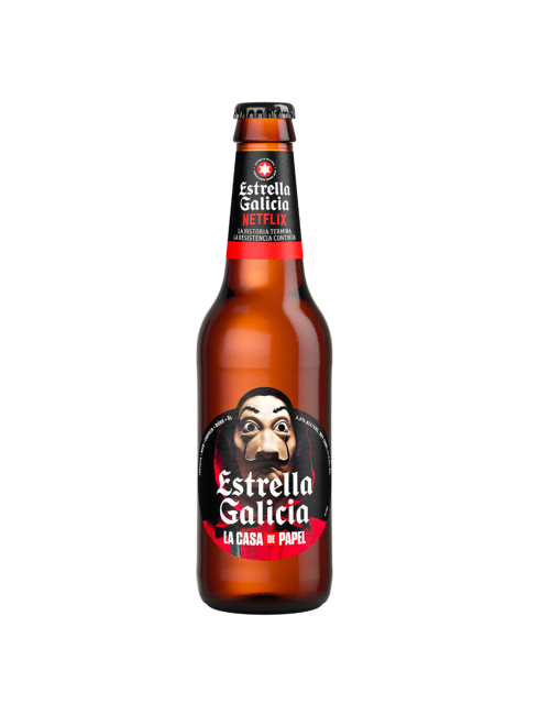 Cerveza Especial Estrella Galicia La casa de papel 24 x 33 cl
