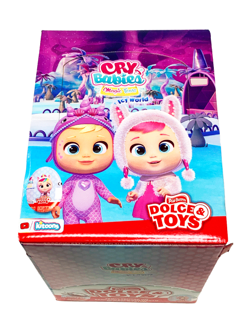 Cry bebés icy world huevos de chocolate con sorpresa 36 x 20 g