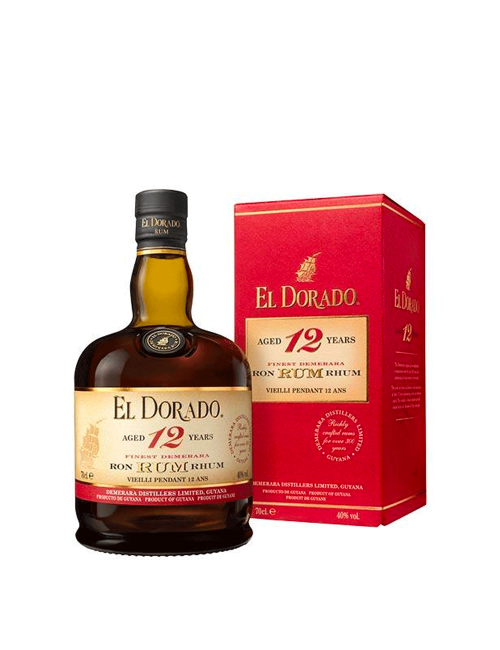 El Dorado Rum ron rhum aged 12 years 70 cl