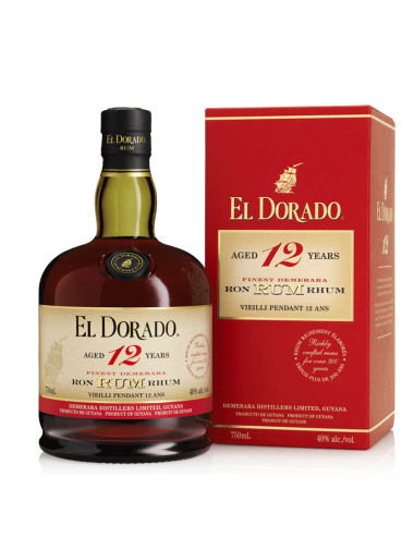 El Dorado Rum ron Rhum aged 12 years 70 cl