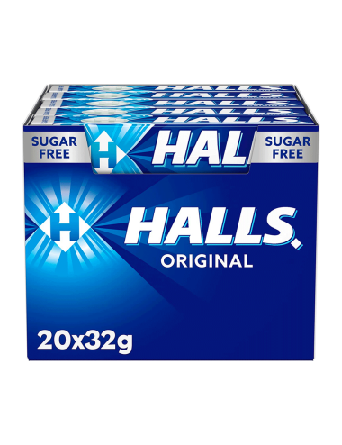 Halls Coolwave senza zucchero 20 stick x 32 g