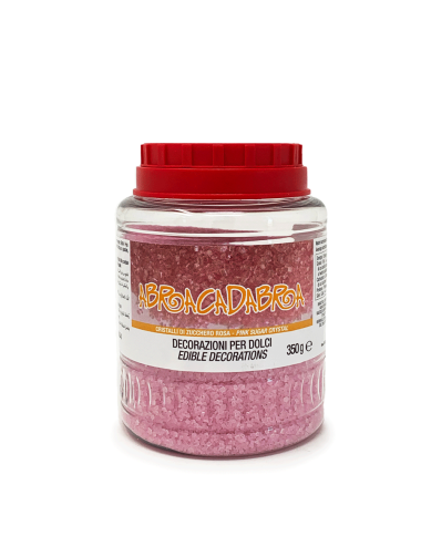 Cristalli di zucchero rosa Abracadabra Natfood 350 g