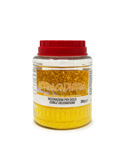 Golden Gold Sugar Crystals Abracadabra Natfood 350 g