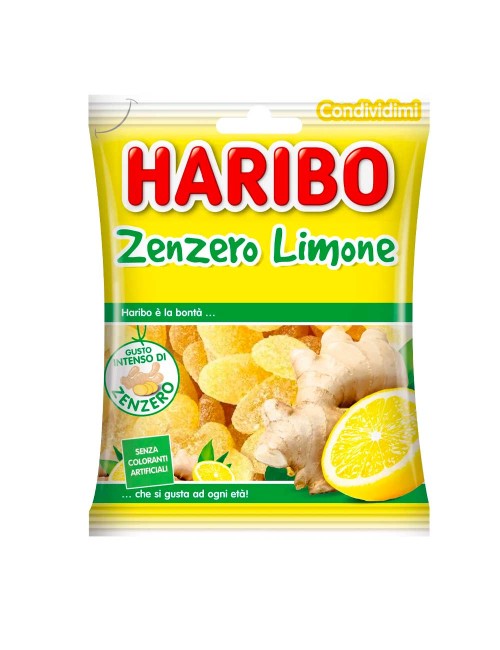 Haribo zenzero e limone 30 buste da 100 g