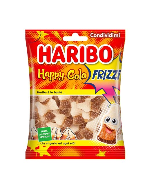 Haribo Happy Cola Frizzy 30 sobres de 100g