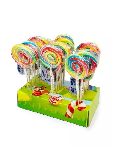 Whirl lollipop rainbow 24 x 40 g Rossini's