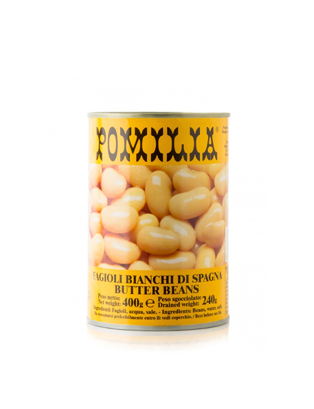 White beans of Spain Pomilia 400 g jar