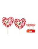 Lollipop heart decorated Love 24 x 60 g Rossini