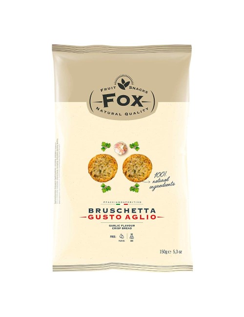 Bruschetta gusto aglio linea aperitivo Fox 150 g