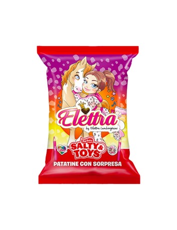 Elettra chips with surprise by Elettra Lamborghini Salty & Toy 24 x 30 g