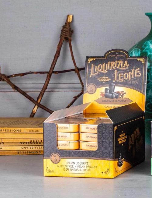 Liquorice Leone pure classic 24 cans x 10 g
