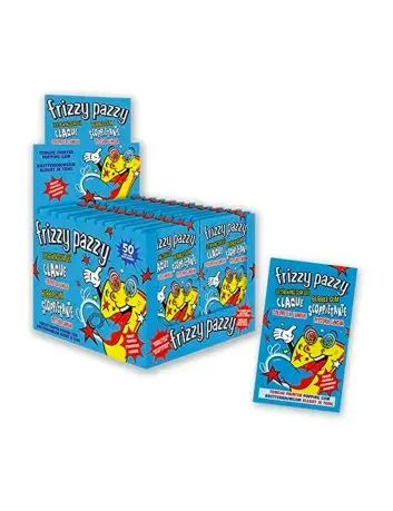 Frizzy pazzy chewing gum scoppiettante colora lingua 50 x 7 g