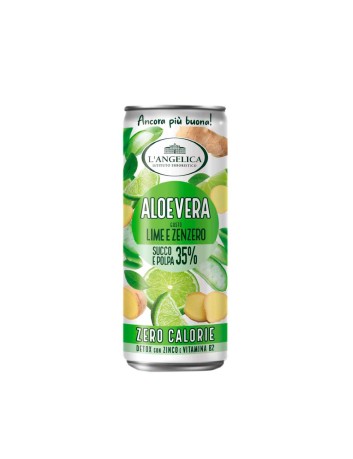 Aloe vera lime and ginger L'Angelica 12 x 240 ml