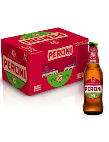 Beer Peroni Encaisse sans gluten 24 x 33 c