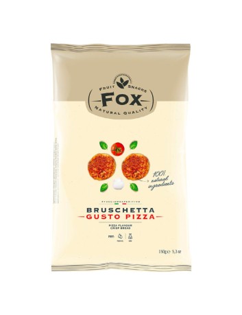 Bruschette goût Pizza Linea Aperitivo Italien Fox Enveloppe de 150 g