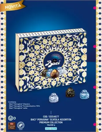 Baci Perugina Schachtel mit verschiedenen Pralinen der Premium-Kollektion, 10 x 200 g