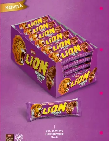 Lion brownie style snack Nestlè 24 x 40g