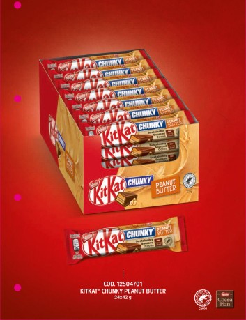 KitKat Chunky Mantequilla De Cacahuete 24 x 42 g