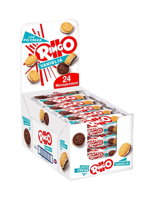 Ringo Pavesi Vanilla Biscuits 24 piezas de 6 galletas