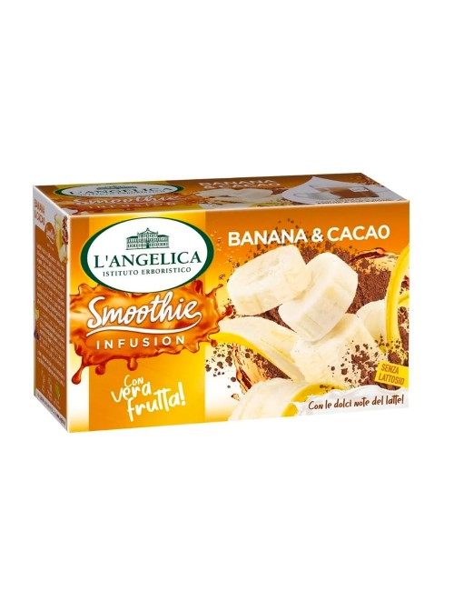 L'Angelica banana and cocoa smoothie infusion 15 filters