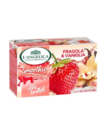 Strawberry and vanilla smoothie infusion L'Angelica 15 filters