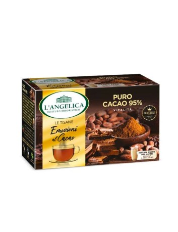 L'Angelica 95% pure cocoa herbal tea 15 filters