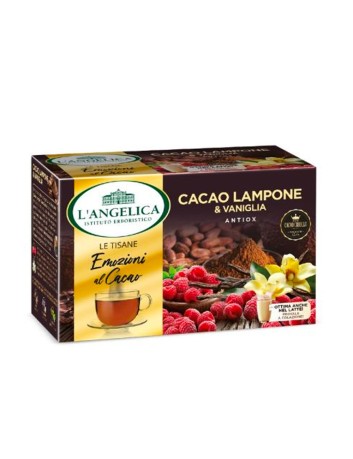 L'Angelica cocoa, raspberry and vanilla herbal tea 15 filters