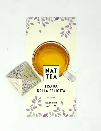 Tisana della felicità Nat Tea 22 filtri x 2,5 g Natfood