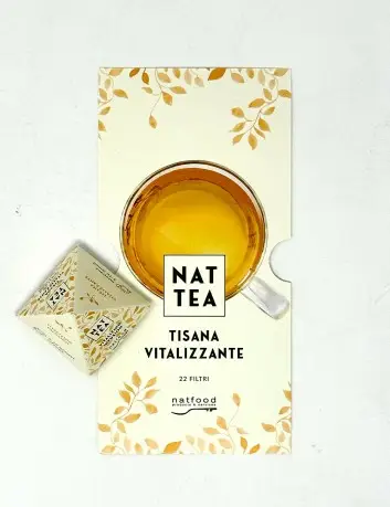 Tisana vitalizzante Nat Tea 22 filtri x 2,5 g Natfood
