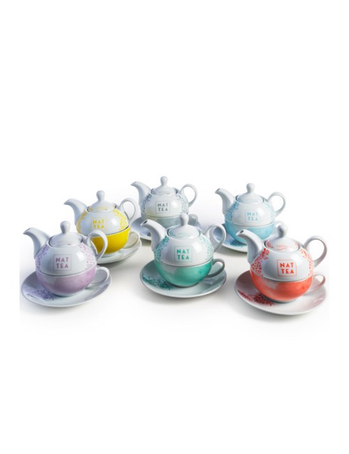 Nat Tea 6-teiliges Teekannen-Tassen-Set Natfood