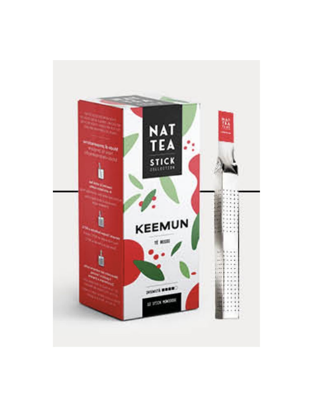 Keemun tè rosso Nat Tea stick 12 x 2 g
