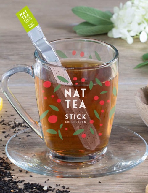Green tea and mint by Pancalieri Nat Tea stick 12 x 2 g