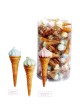 Meringue ice cream cones 60 pieces x 10 g