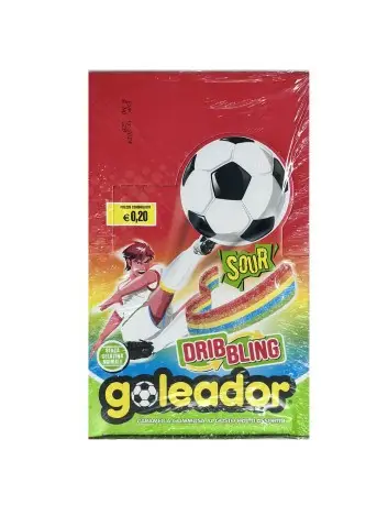 Goleador Dribbling rainbow fruit caramels gommose 144 pièces x 10 g