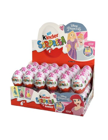 Huevos Kinder sorpresa Disney Princess pack de 48 huevos