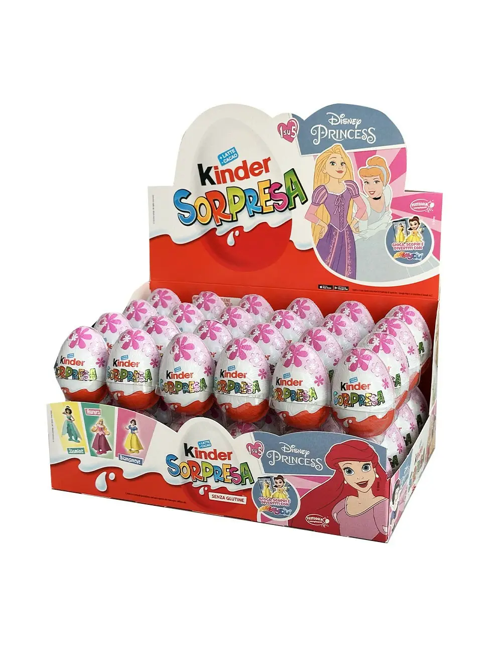 Kinder eggs surprise Disney Princess pack of 48 eggs